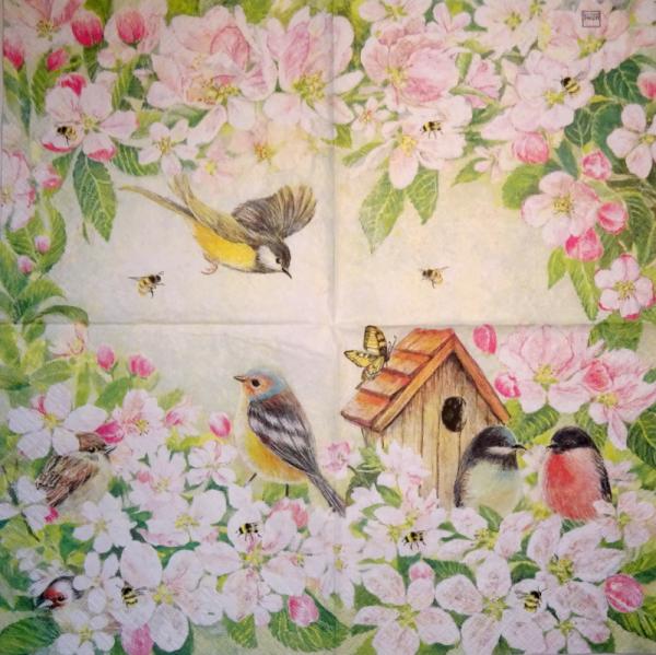 211 Vögel - 3-lagig - Home Fashion